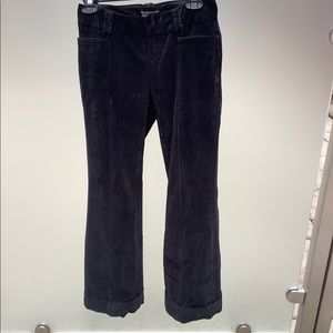 Vintage Petite Banana Republic Black Corduroy Pants